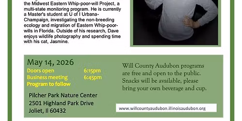 May Meeting & Program "Eastern Whip-poor-will" by Dave Edlund