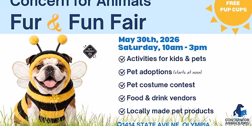 Concern for Animals\u2019 Fur & Fun Fair 2026