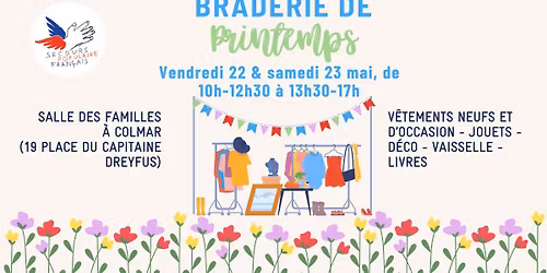 Braderie solidaire de printemps \u00e0 Colmar \ud83c\udf3c