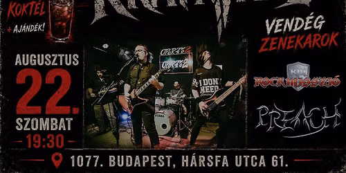 Augusztus 22 - INGYENES - Ny\u00e1rz\u00e1r\u00f3 KraynFall koncert