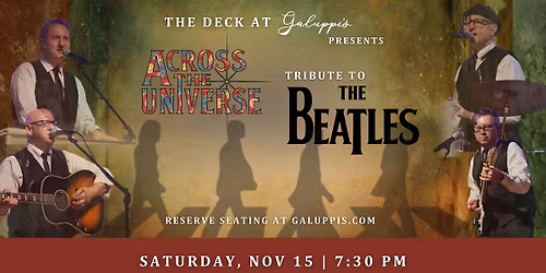 Across the Universe - Tribute to the Beatles - Dinner Show