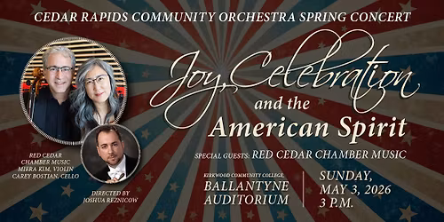 Cedar Rapids Community Orchestra Spring 2026