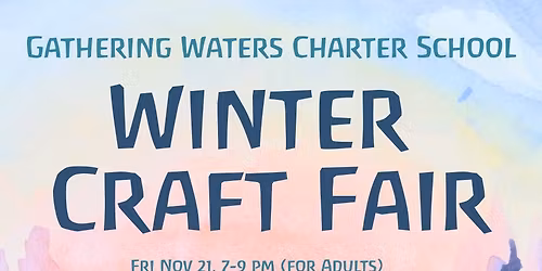 Gathering Waters Winter Craft Fair