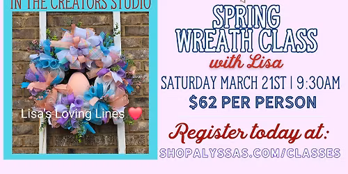 Spring Wreath Class