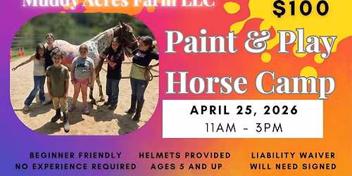 Paint and Play Horse Camp