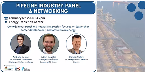 Pipeline Industry Leadership Panel & Networking