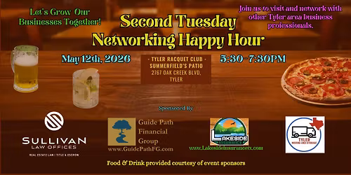 Second Tuesday Networking Happy Hour