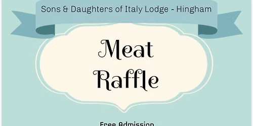 HINGHAM MEAT RAFFLE 