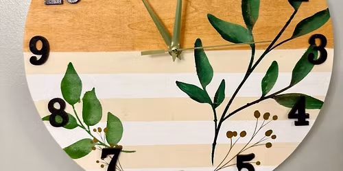 Clock Making Class @ Three Blue Brushes Studio