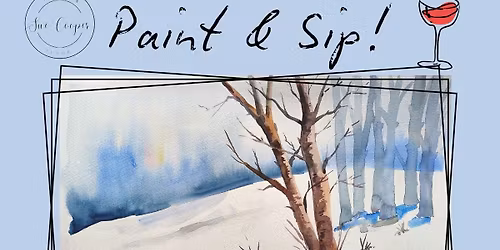 Paint & Sip Winter Wonderland Watercolour
