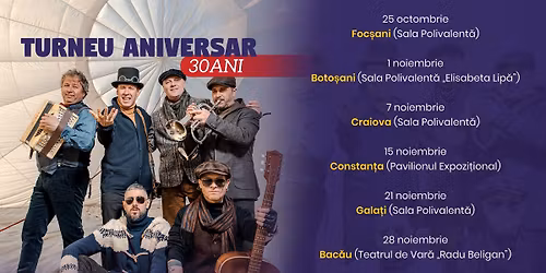 Turneu Aniversar 30 Ani Zdob \u0219i Zdub