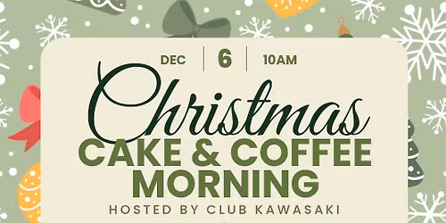 CHRISTMAS CAKE & COFFEE MORNING\ud83c\udf81\ud83c\udf85\ud83c\udffc\u2728