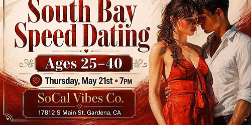 Speed Dating (Ages 25-40) | South Bay
