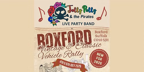 Jolly Polly and the Pirates drop anchor at Boxford Rally!
