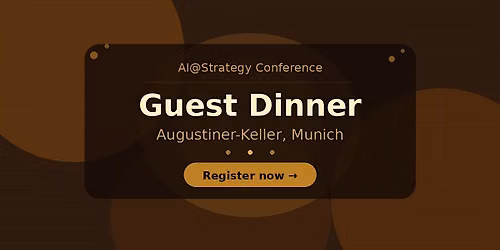 AI@Strategy Guest Meet-Up Dinner