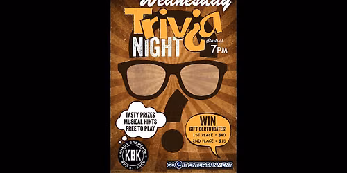 Khaos Brewcade & Kitchen Wednesday Trivia - July 15th @ 7:00 PM