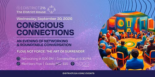 The District House (Wed. 09\/30 - Conscious Connections Roundtable)