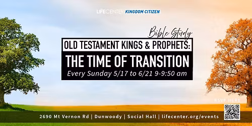 Old Testament Kings & Prophets Bible Study