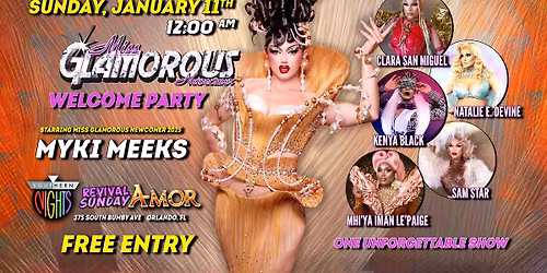 Glamorous Welcome Party Staring Myki Meeks 