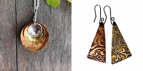 Textured Metal Jewelry Art Class