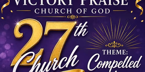 Victory Praise Church of God 27th Church Anniversary