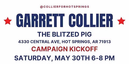 Garrett Collier for City Director Campaign Kickoff