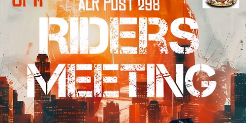 Monthly Riders Meeting