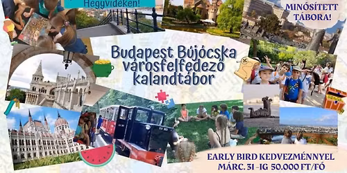 Budapest B\u00faj\u00f3cska v\u00e1rosfelfedez\u0151, turist\u00e1skod\u00f3 KALANDT\u00c0BOR. V\u00e1rosi nyomoz\u00f3s kalandj\u00e1t\u00e9kkal!
