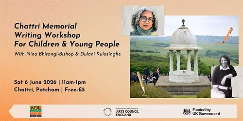 Chattri Memorial Writing Workshop For Children & Young People