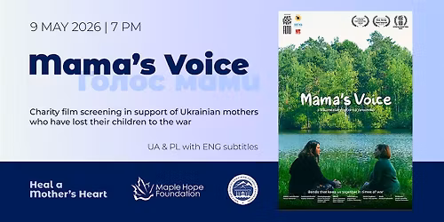 Mama's Voice: Charity film screening | 9 May 2026, 7 PM