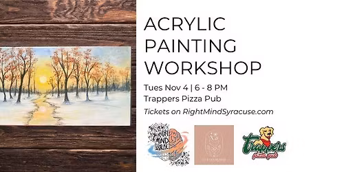 Acrylic Painting Workshop: "First Snow"