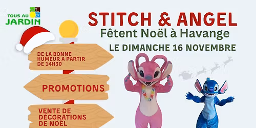 Stitch & Angel f\u00eatent No\u00ebl \u00e0 Havange!