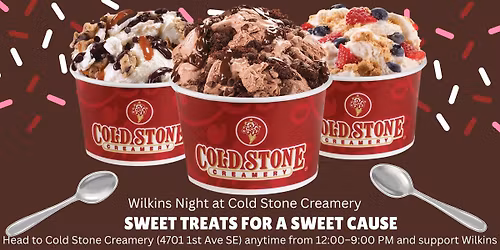Wilkins Night at Cold Stone Creamery