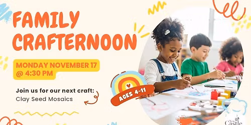 Family Crafternoon: Clay Seed Mosaics