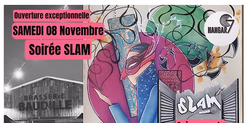 SOIREE SLAM: Sc\u00e8ne Ouverte+Atelier Ecriture+Concert ShAmen Coco