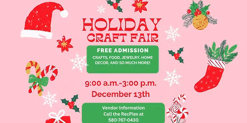 RecPlex Craft Fair-DATE CHANGE!!!!