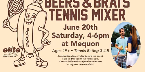 Beers & Brats Tennis Mixer