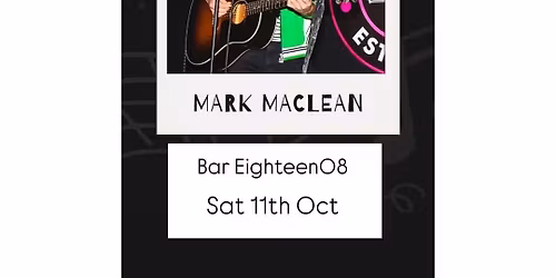 Live music with Mark McLean 🎤