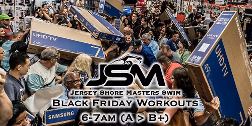 JSM\/Asbury Masters Swim: Black Friday Workout (6-8am)