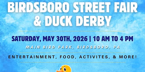 An Old Fangled Good Time at the Birdsboro Duck Derby & Street Fair!