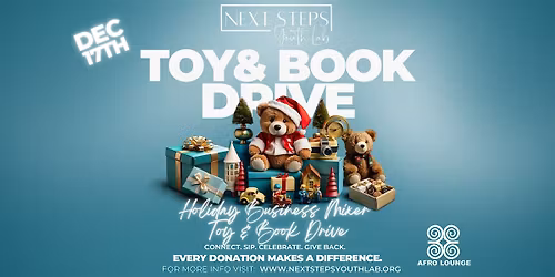 Holiday Party And Toy Drive for Next Steps Youth Lab