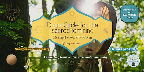 Alchemy Drumming circle for the sacred feminine. 25th April 2026