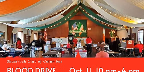 Shamrock Club October Blood Drive