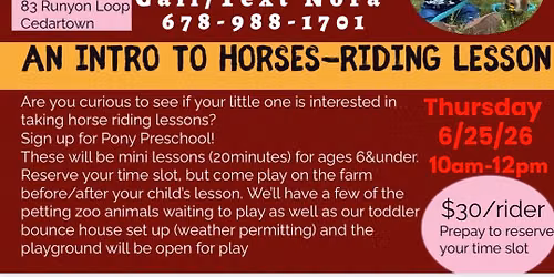 Pony Preschool