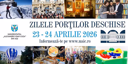\u201eZilele Por\u0163ilor Deschise\u201d 2026