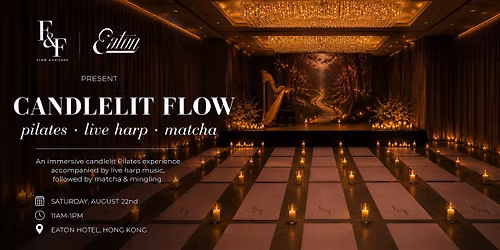 Candlelight Flow: Pilates, Live Music & Matcha