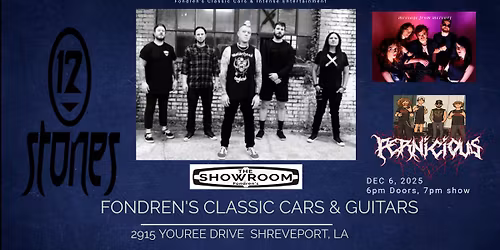 12 Stones + Message from Mercury + Pernicious - in concert at the Show Room at Fondren's