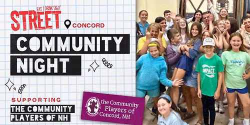 Community Night: Community Players of Concord 