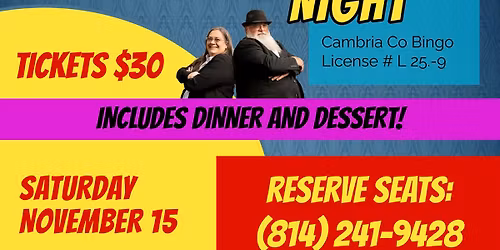 Music TRIVIA Bingo Night! 