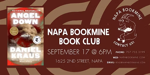 Napa Bookmine Book Club: Angel Down by Daniel Kraus